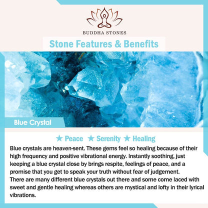 Women's Blue Crystal Amethyst Healing Bracelet - Lexians