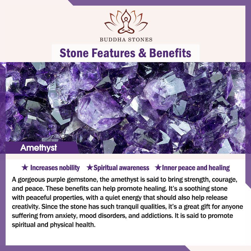 Women's Blue Crystal Amethyst Healing Bracelet - Lexians