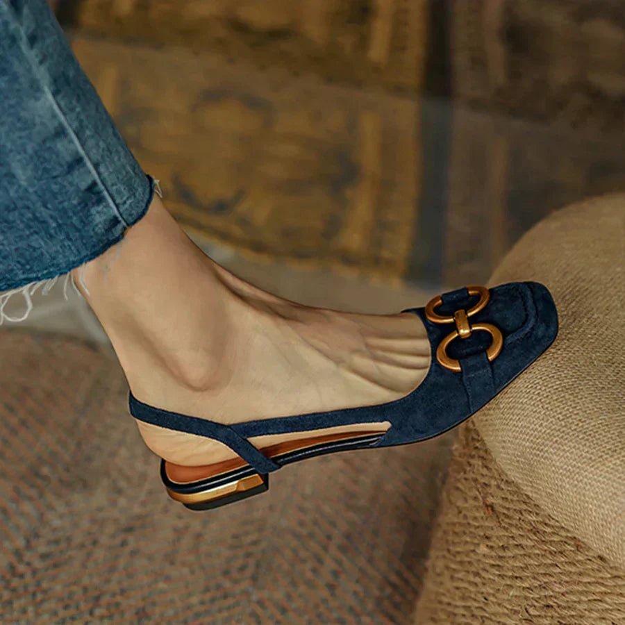 Women's Chic Ergonomic Slingback Flats - Lexians