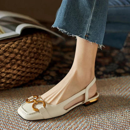 Women's Chic Ergonomic Slingback Flats - Lexians