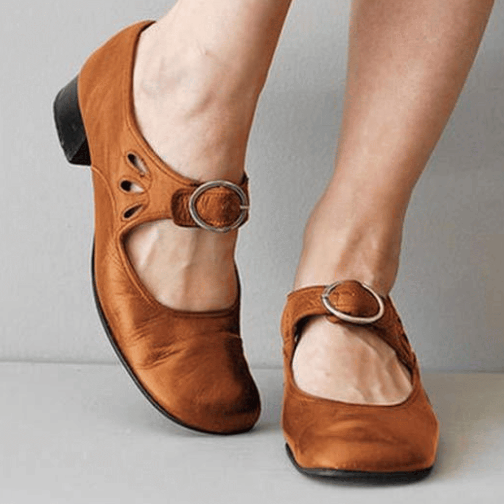 Women's Comfortable Leather Sandals - Casual Style - Lexians
