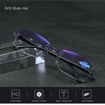 Women's Dual Focus Glasses with Anti - Blue Light Protection - Lexians