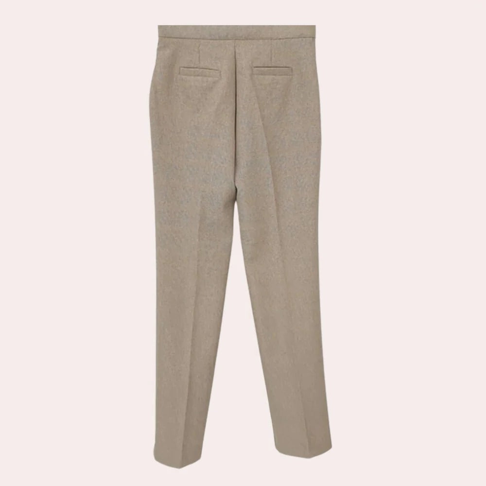 Women's elegant 3-piece suit set with blazer, waistcoat, and trousers in a classic polished design for versatile wear.