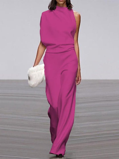 Women's Elegant Sleeveless Jumpsuit - Versatile Chic Style - Lexians