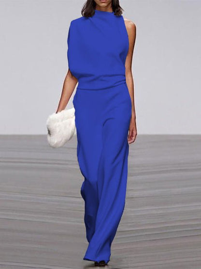 Women's Elegant Sleeveless Jumpsuit - Versatile Chic Style - Lexians