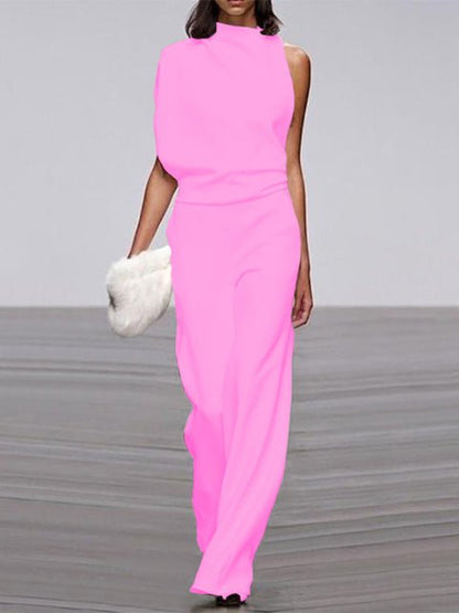 Women's Elegant Sleeveless Jumpsuit - Versatile Chic Style - Lexians