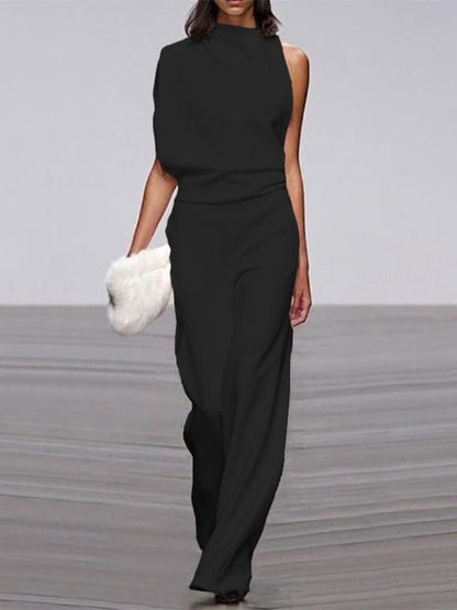 Women's Elegant Sleeveless Jumpsuit - Versatile Chic Style - Lexians