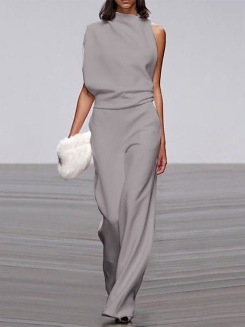 Women's Elegant Sleeveless Jumpsuit - Versatile Chic Style - Lexians