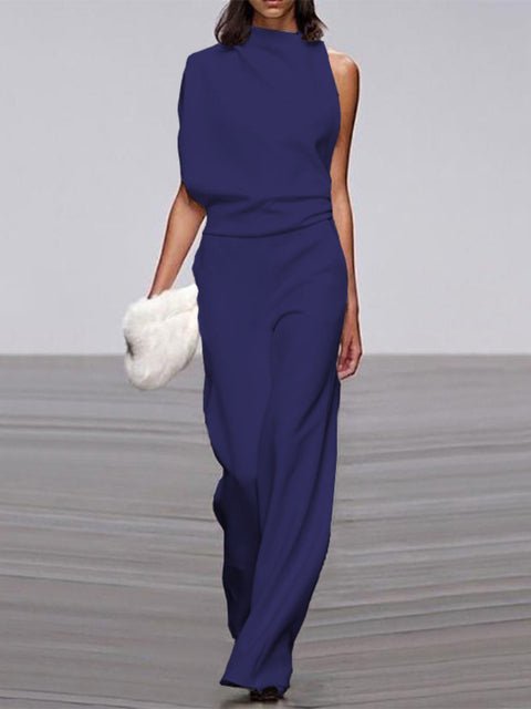 Women's Elegant Sleeveless Jumpsuit - Versatile Chic Style - Lexians