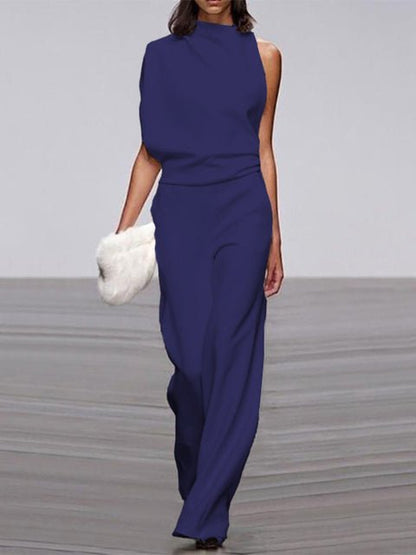 Women's Elegant Sleeveless Jumpsuit - Versatile Chic Style - Lexians