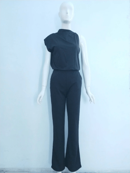 Women's Elegant Sleeveless Jumpsuit - Versatile Chic Style - Lexians
