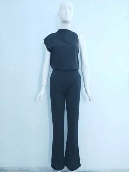 Women's Elegant Sleeveless Jumpsuit - Versatile Chic Style - Lexians