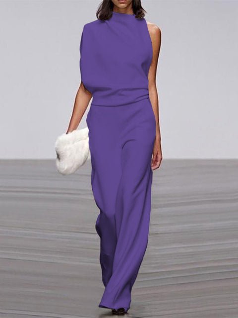 Women's Elegant Sleeveless Jumpsuit - Versatile Chic Style - Lexians