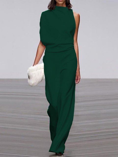Women's Elegant Sleeveless Jumpsuit - Versatile Chic Style - Lexians