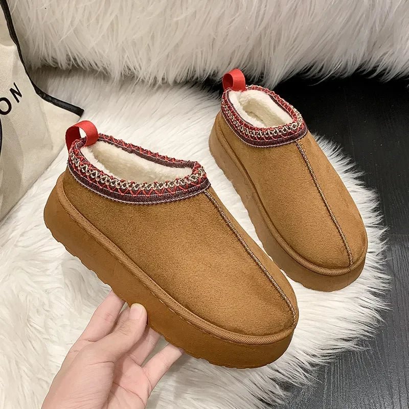 Women's Fleece - Lined Slip - On Mules for Cold Weather - Lexians