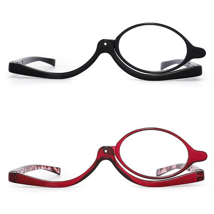 Women's Flip - Down Makeup Reader Glasses - Lexians