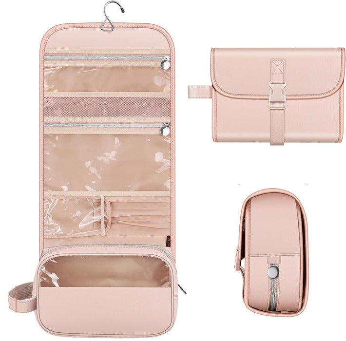 Women's Hanging Makeup Organizer Pouch - Stylish and Practical - Lexians