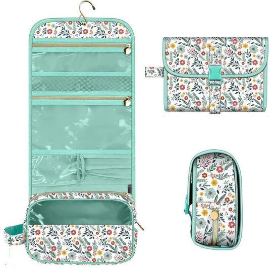Women's Hanging Makeup Organizer Pouch - Stylish and Practical - Lexians