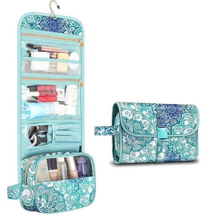 Women's Hanging Makeup Organizer Pouch - Stylish and Practical - Lexians
