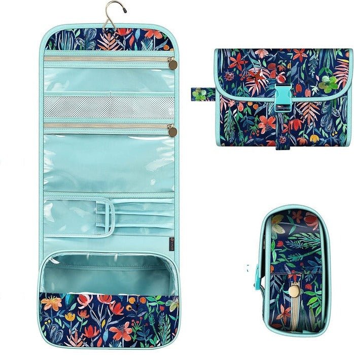 Women's Hanging Makeup Organizer Pouch - Stylish and Practical - Lexians