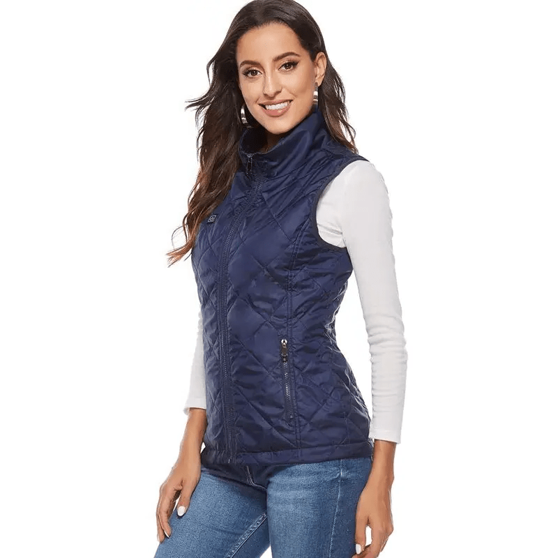 Women's Heated Lightweight Gilet with Nine Heating Zones - Lexians