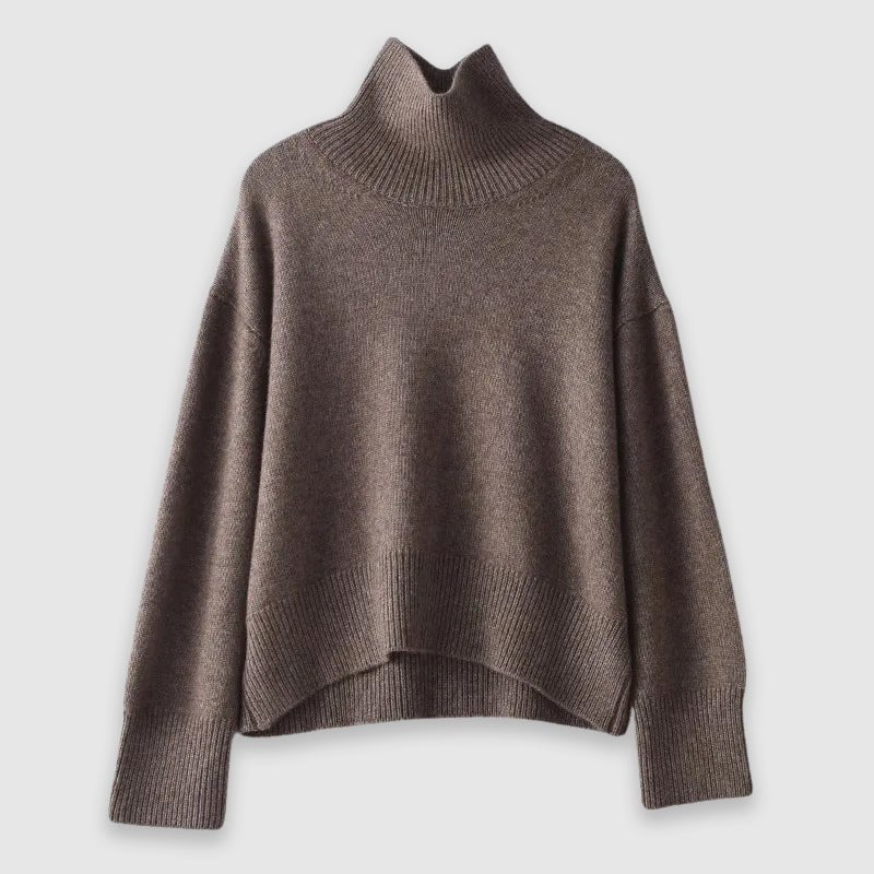 Women's Luxe Cashmere Turtleneck Sweater - Lexians