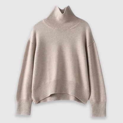 Women's Luxe Cashmere Turtleneck Sweater - Lexians