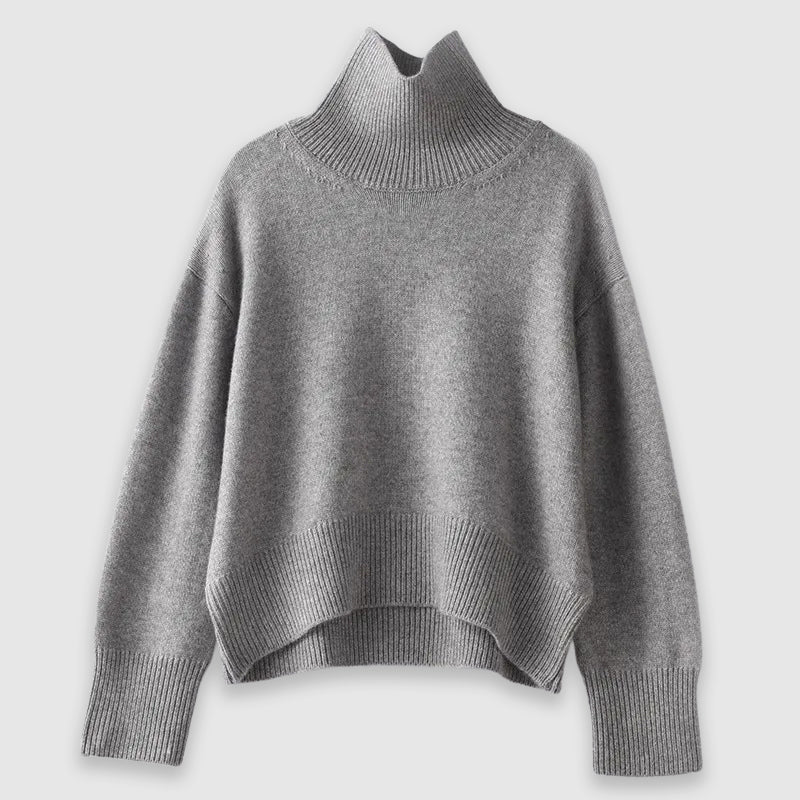 Women's Luxe Cashmere Turtleneck Sweater - Lexians