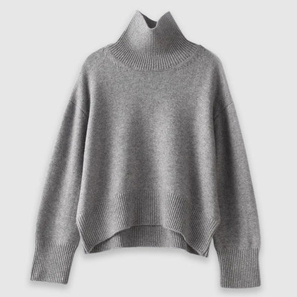 Women's Luxe Cashmere Turtleneck Sweater - Lexians