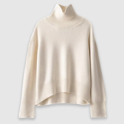 Women's Luxe Cashmere Turtleneck Sweater - Lexians