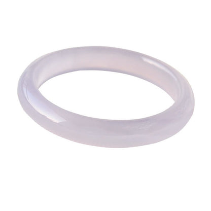 Women's Natural Purple Jade Bracelet Bangle - Soothing Protection - Lexians