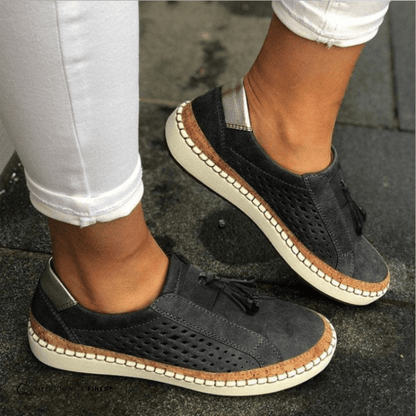 Women's Orthopedic Perforated Slip - On Sneakers - Lexians