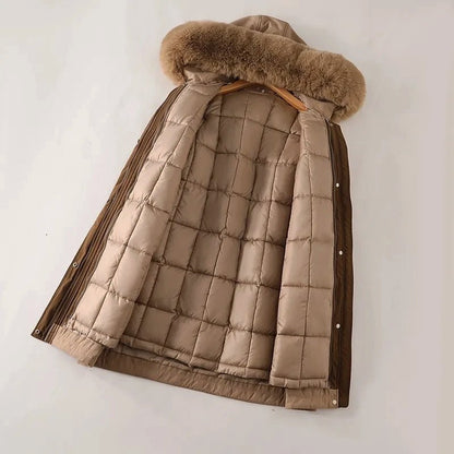 Women's Snow Princess Faux Fur Winter Coat - Lexians