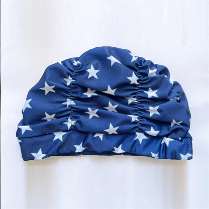 Women's Stretch Nylon Turban Swim Cap for Long Hair - Lexians