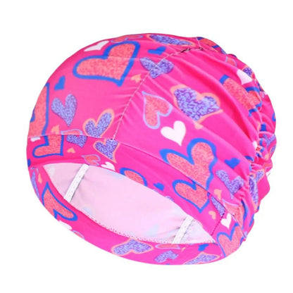 Women's Stretch Nylon Turban Swim Cap for Long Hair - Lexians