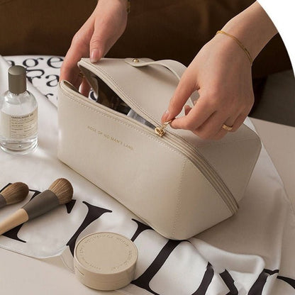 Women's Travel Makeup Organizer with Wide Opening - Lexians