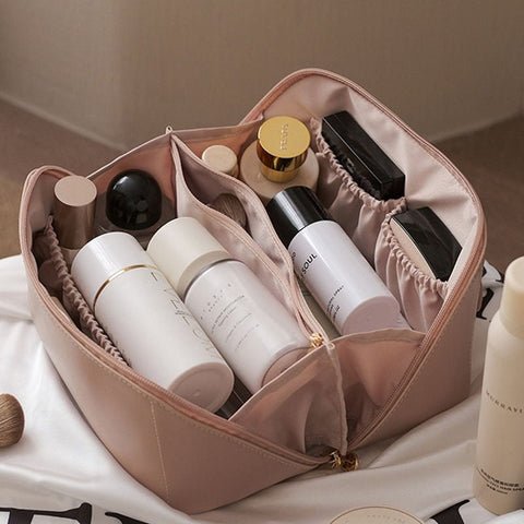 Women's Travel Makeup Organizer with Wide Opening - Lexians
