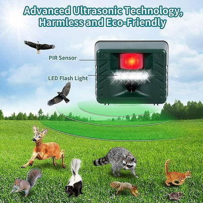 Woodpecker Ultrasonic Bird Repeller with Solar Power - Lexians